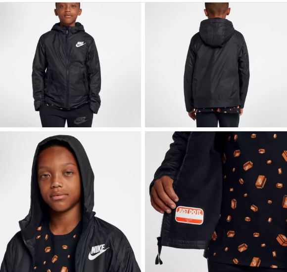 giubbotto nike bambino